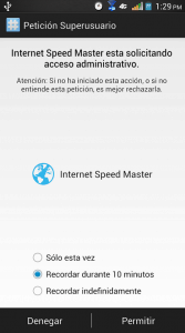 velocidade da internet Speed Master Android
