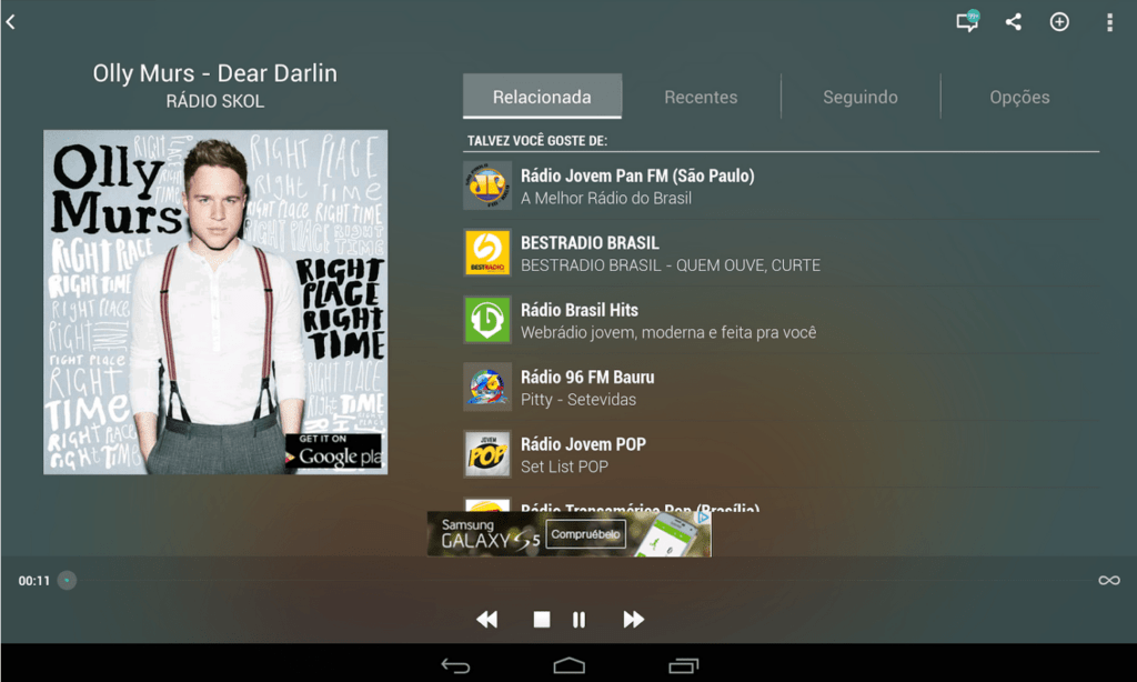 TuneIn Radio para Android