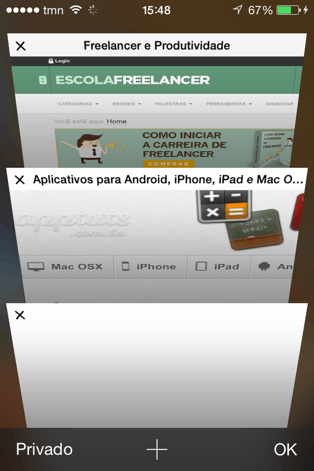 exemplo Safari Browser