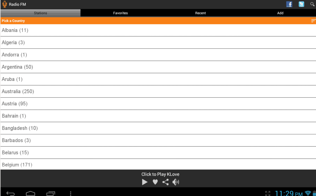 radio FM para Android