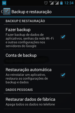 Android Backup Google