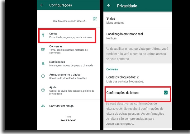 confirmação de leitura no whatsapp