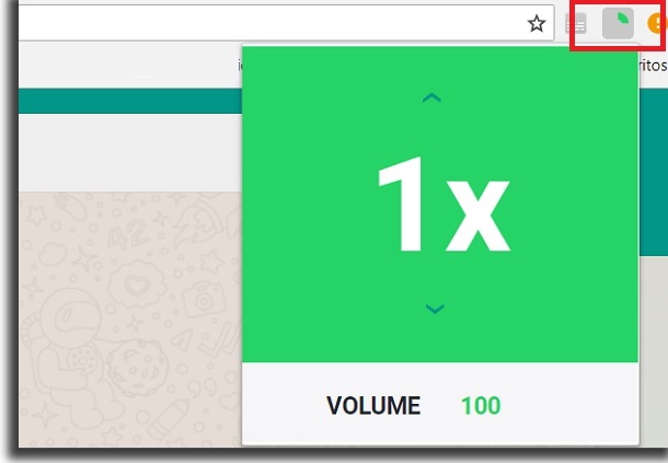 velocidade dos audios