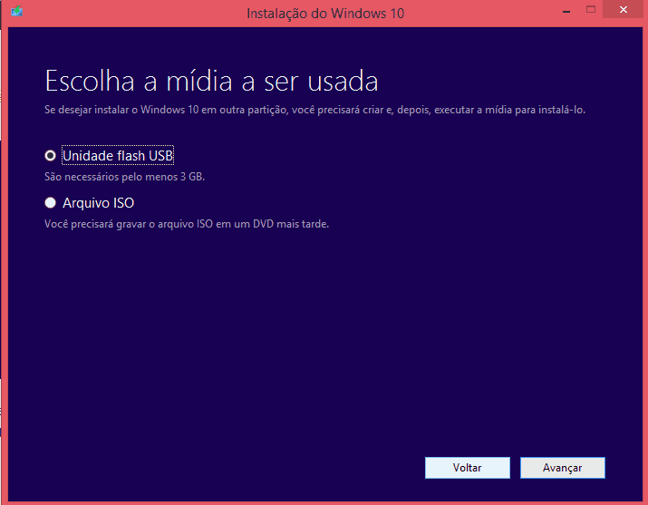 instalar o Windows 10 2