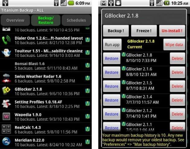 titanium-backup para Android