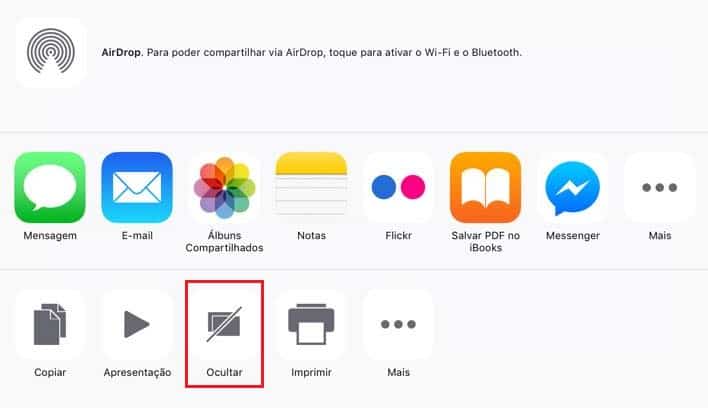 ocultar fotos ios 9