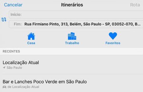 rotas no ios 9
