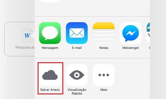 salvar anexo ios 9