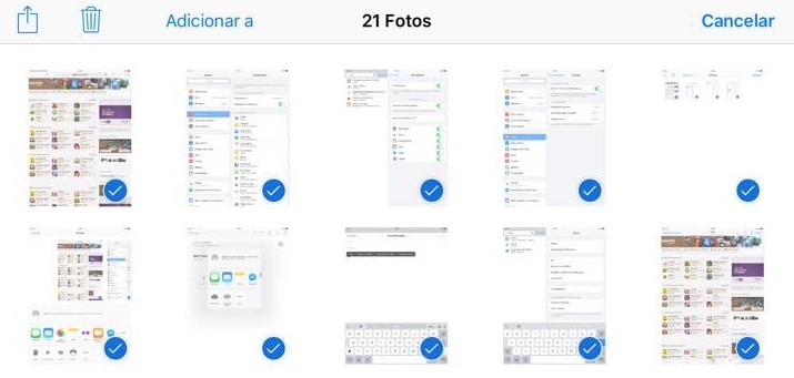 selecionar imagens no ios 9