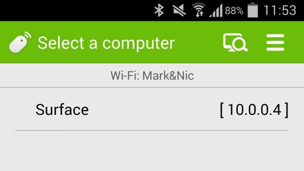 transformar o Android em um mouse