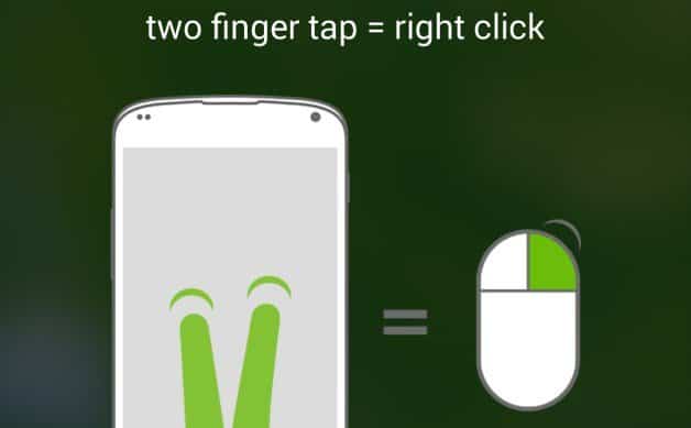 usar o Android como um mouse