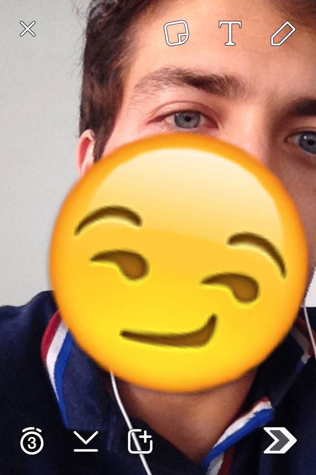 truques escondidos do Snapchat Emoji maior