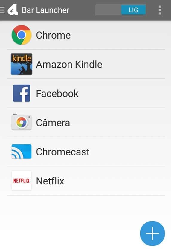 adicionar atalhos de apps ao Android