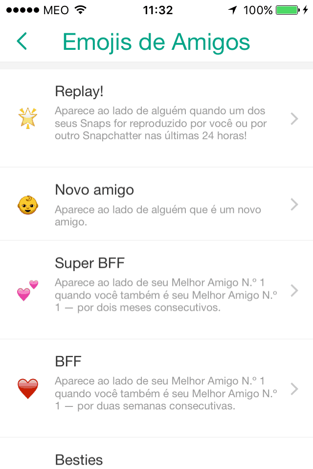 truques escondidos do Snapchat emojis de amigos seleção