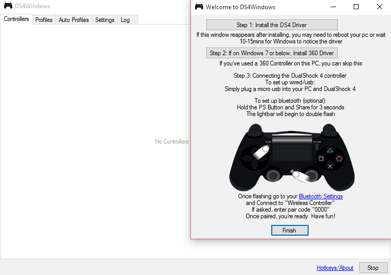 jogar com controle do PS4 no PC