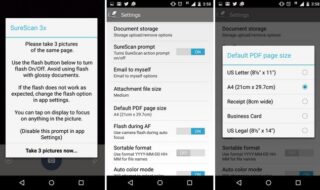 TurboScan screen allow you to scan documents on android