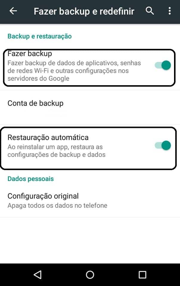 Como restaurar o Android  s configura  es de f brica - 59