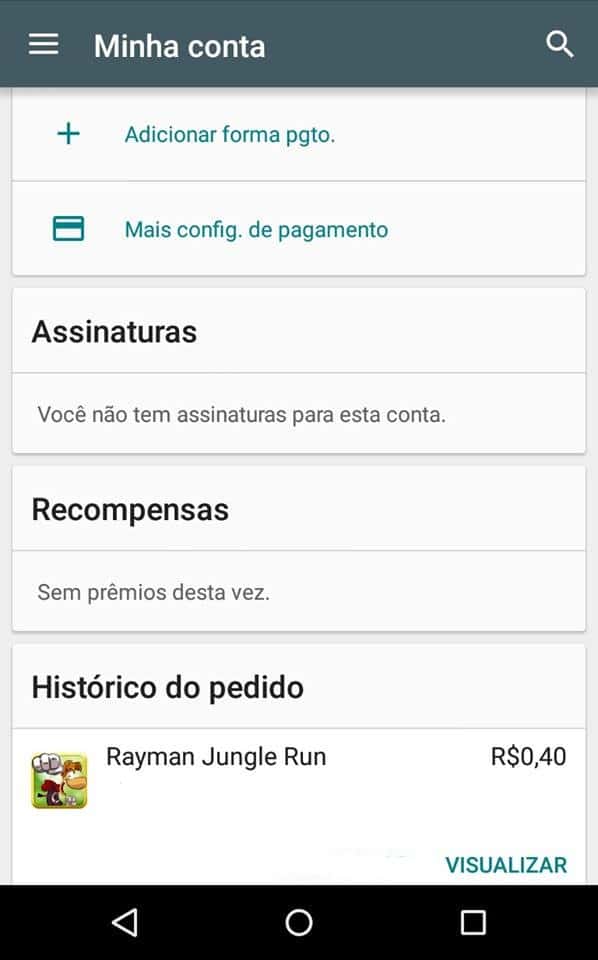 reembolso no Google play