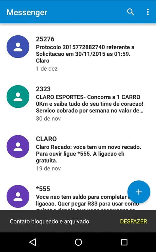 bloquear sms no android