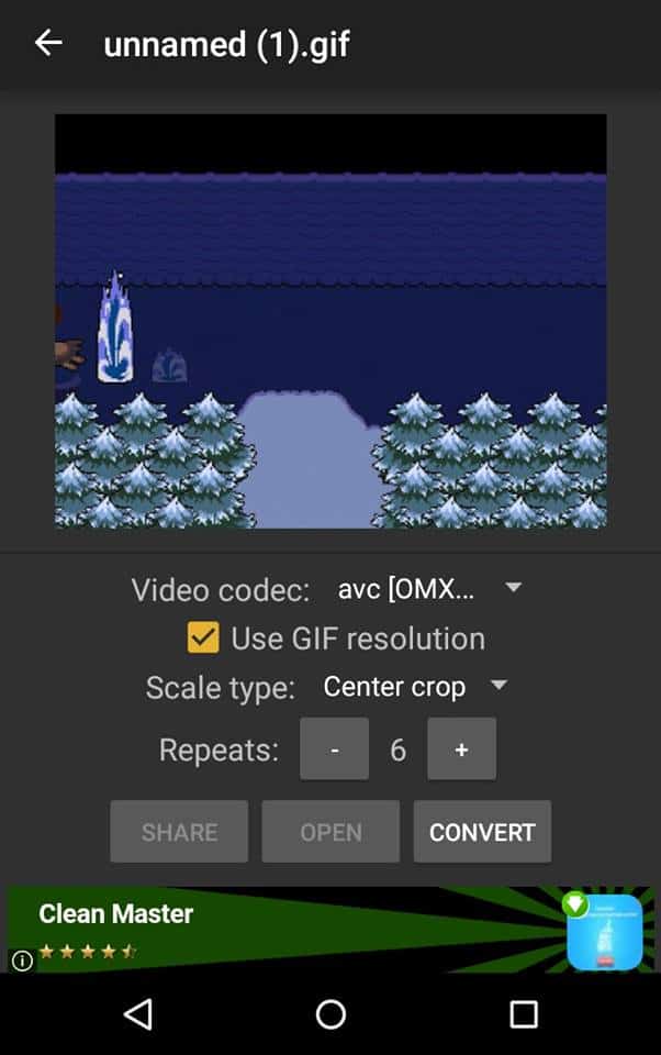 converter gif para video