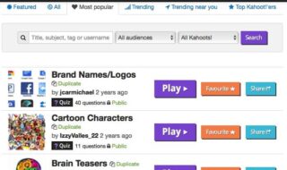kahoot home page