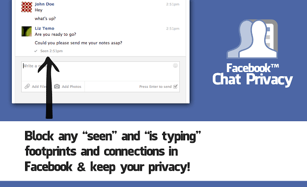 como desativar o aviso de mensagem visualizada no Facebook fim