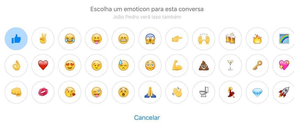 Como alterar o curtir por um emoji no Facebook Messenger   AppTuts - 86