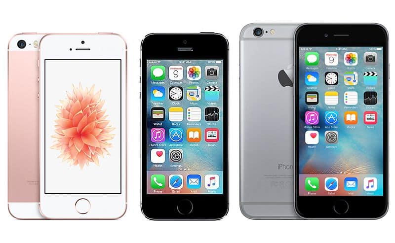 iphone SE vs iPhone 6S