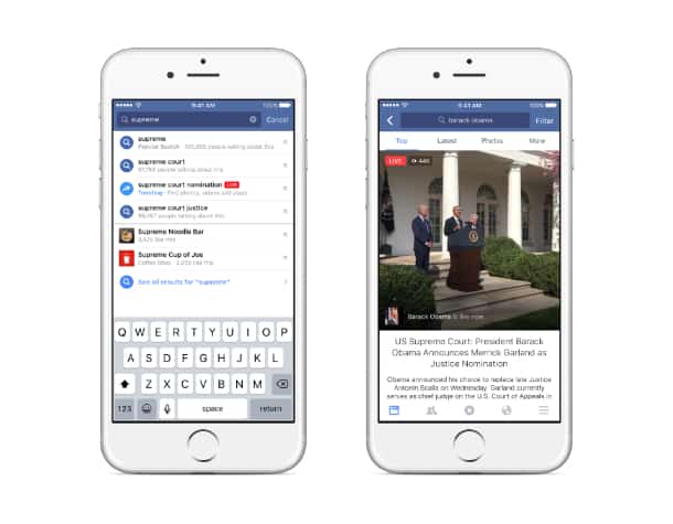 Videos no Facebook
