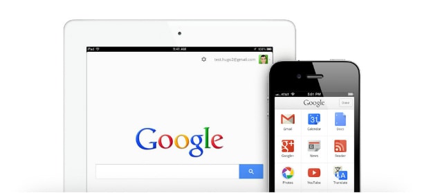 Aplicativo da Google no iOS