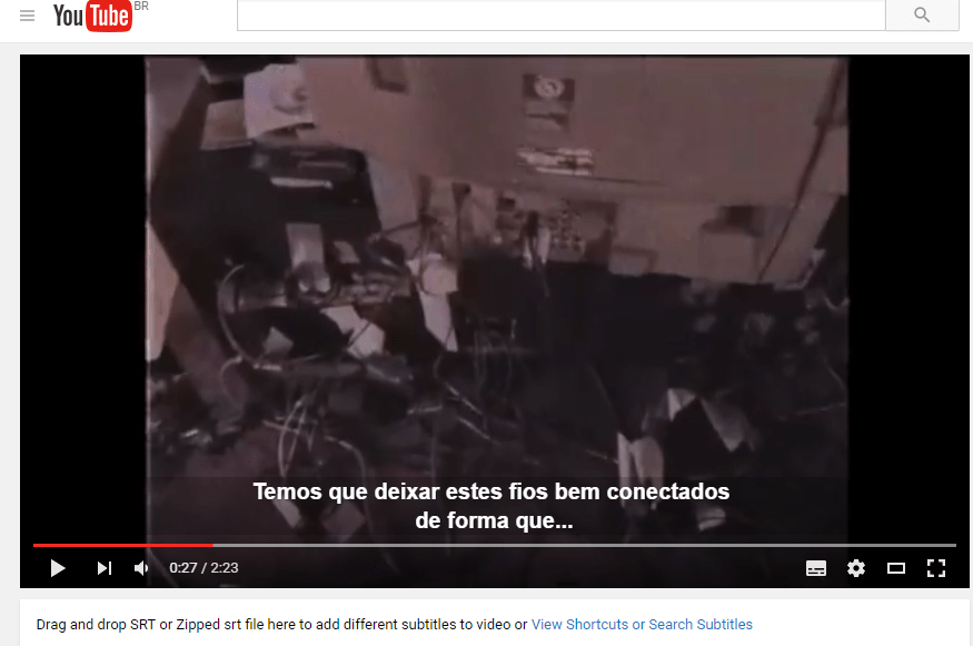 adicionar legendas no Youtube