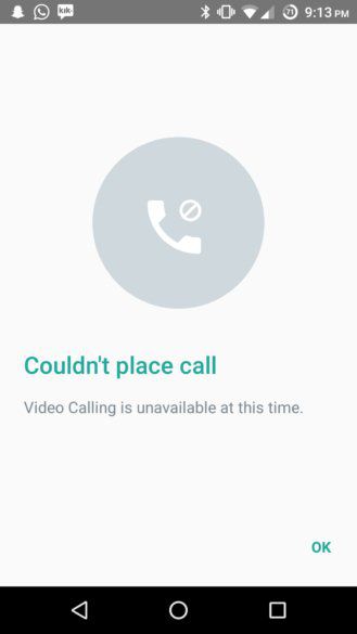 chamadas de video whatsapp