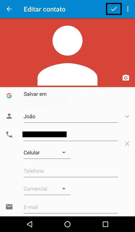 definir toques do android
