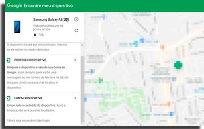 descobrir o imei mapa