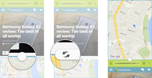 Multi janela do Galaxy S7