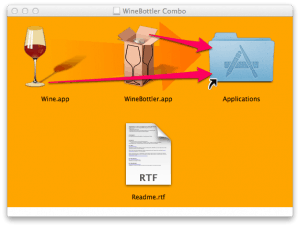 telepítse WineBottler futtatni a Windows programok Mac