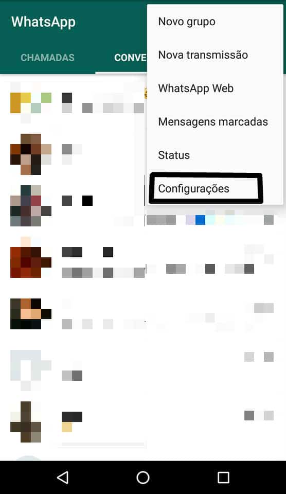 apagar whatsapp