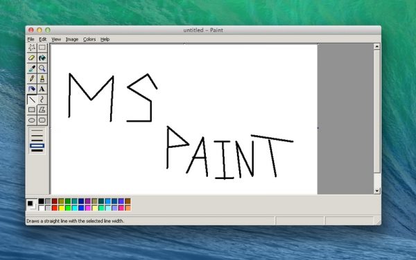  Paint kör Windows – program på Mac