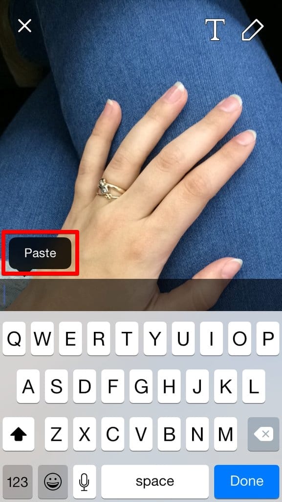 Como ultrapassar o limite de texto do Snapchat no iPhone - 71