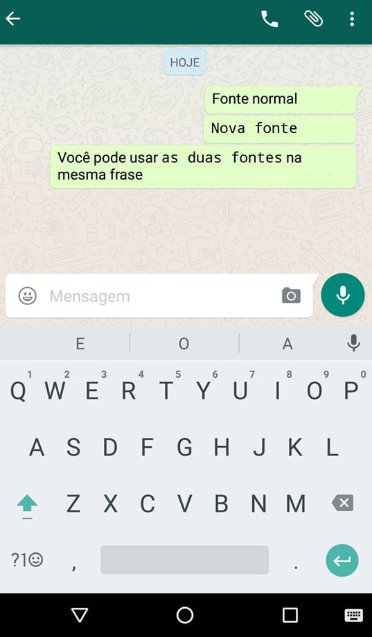 Como mudar a fonte do WhatsApp no Android - 17