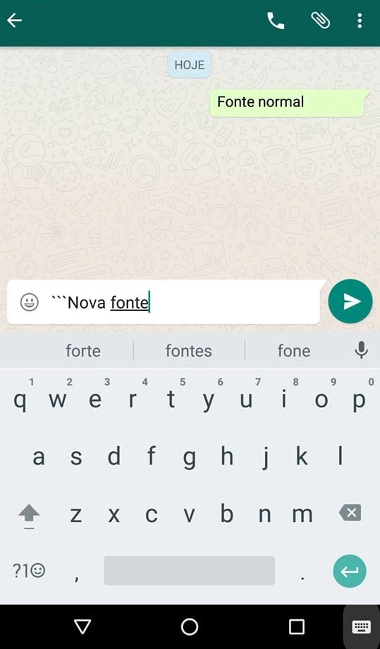Como mudar a fonte do WhatsApp no Android - 90