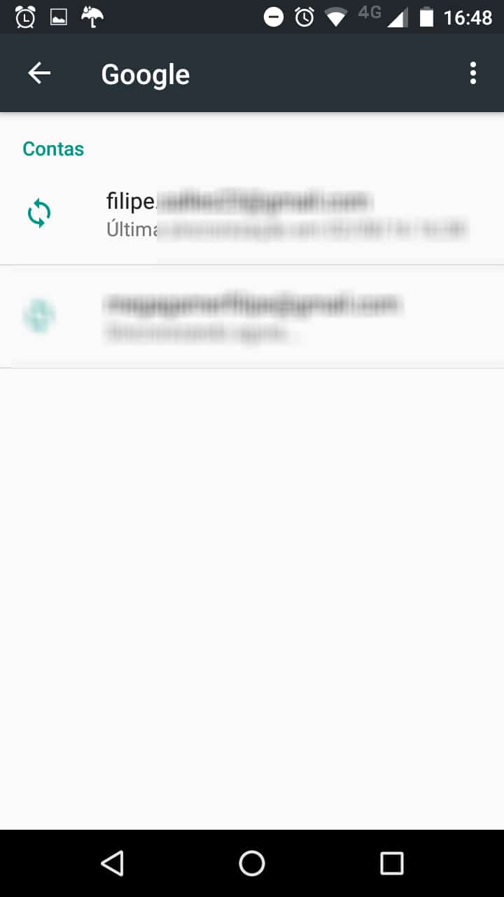 Contatos perdidos no Android