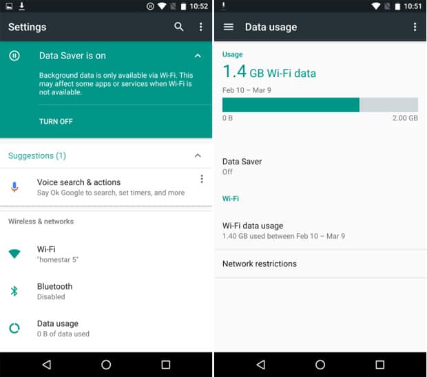 Funções do Android Nougat