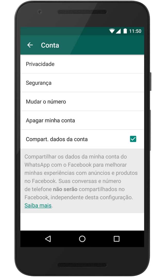 WhatsApp com Facebook  como evitar que seus dados sejam usados - 38