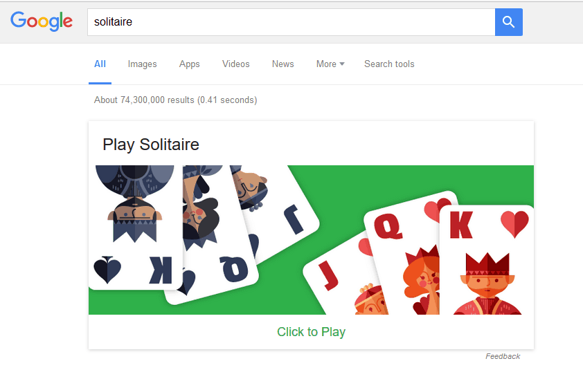 Como jogar Paci ncia diretamente no Google - 92