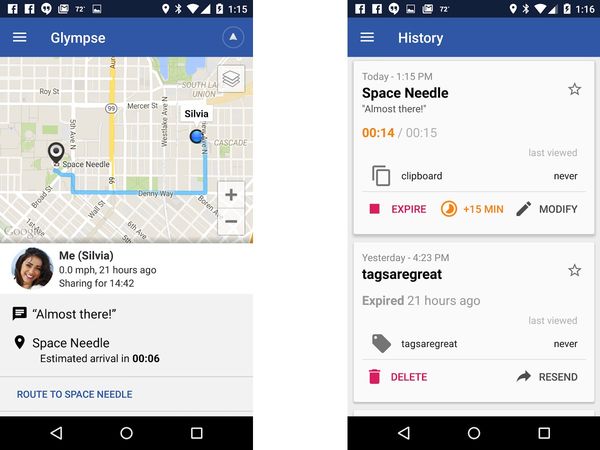 apps para visitar a disney glympse