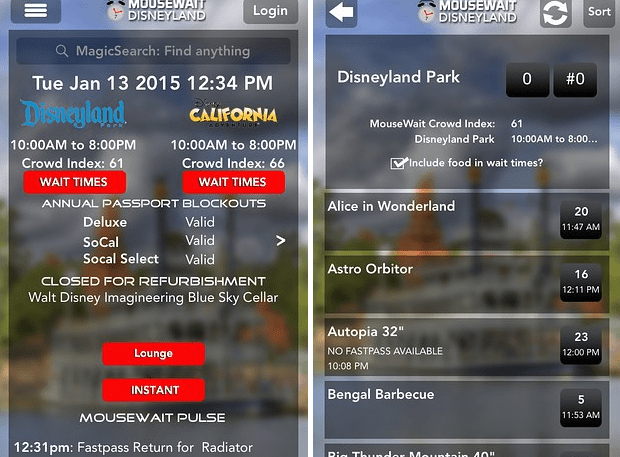 apps para viajar mousewait