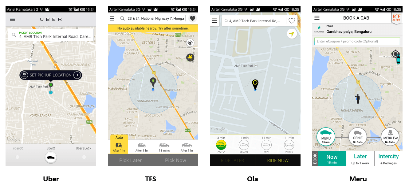 como usar o Uber principal