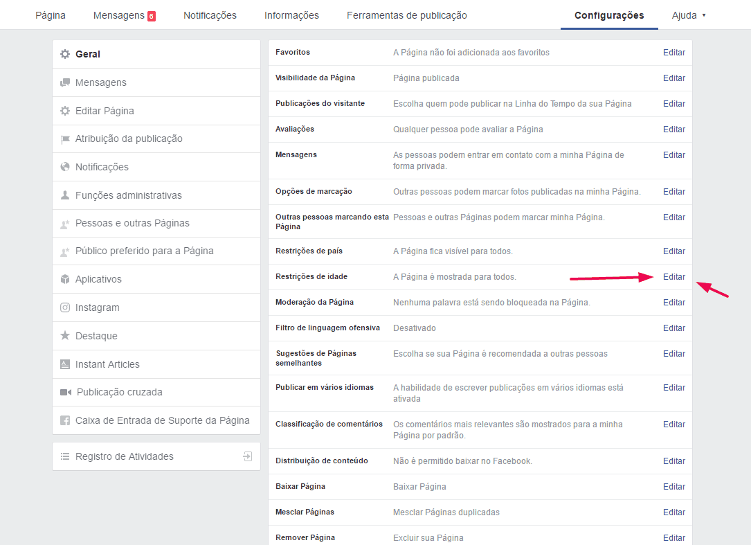 Como restringir idade na fan page do Facebook   AppTuts - 27