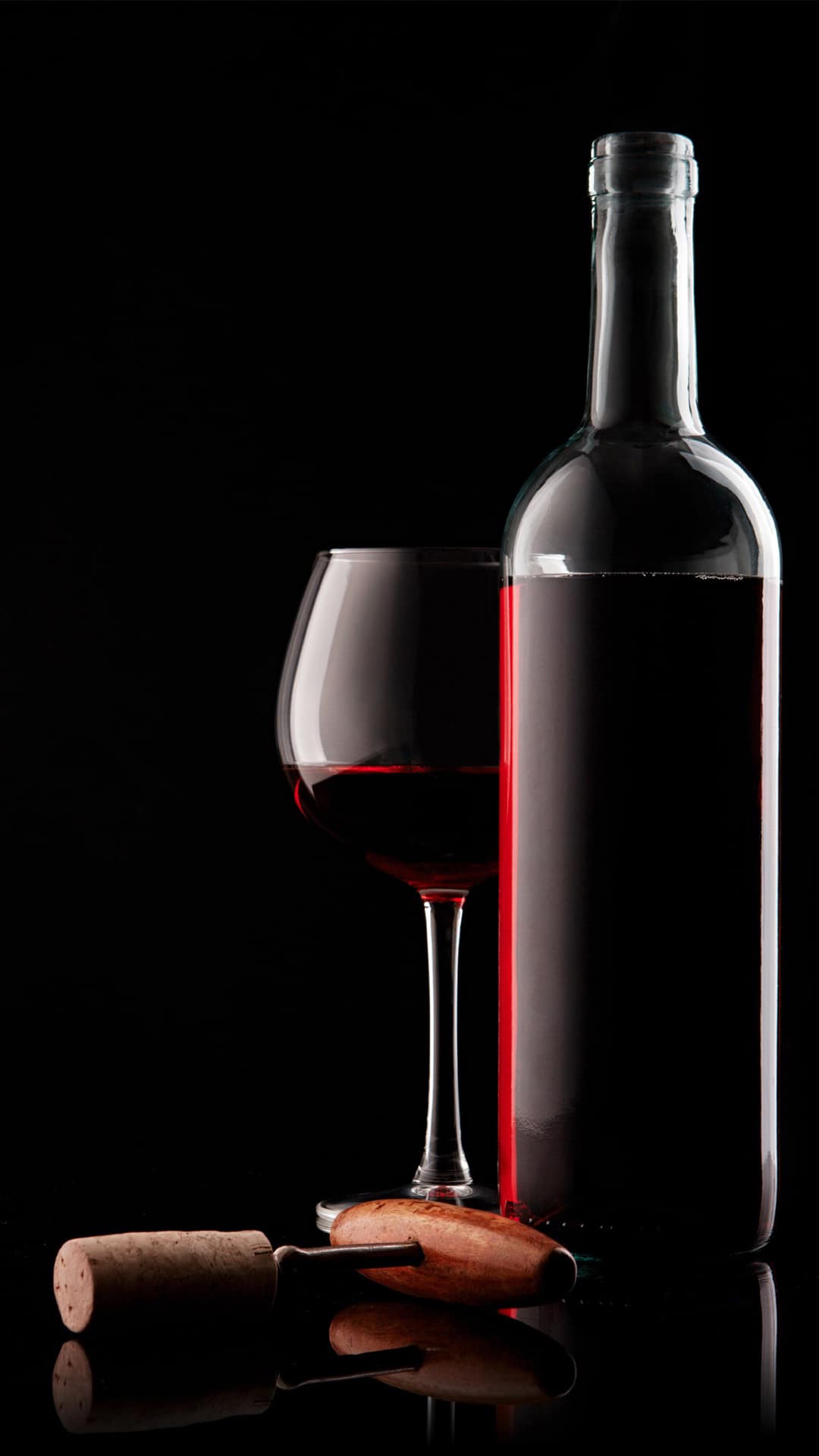 red-wine-glass-bottle-and-corkscrew-android-wallpaper